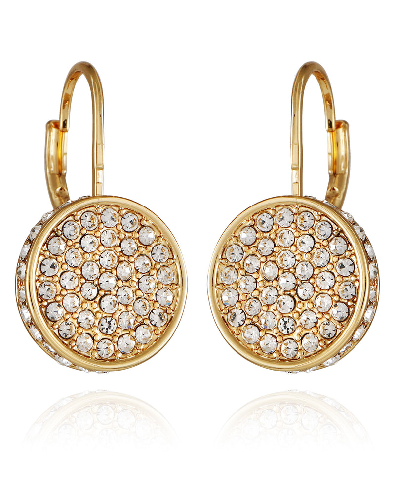 Pave Goldtone Drop Earrings - Gold Tone - Vince Camuto