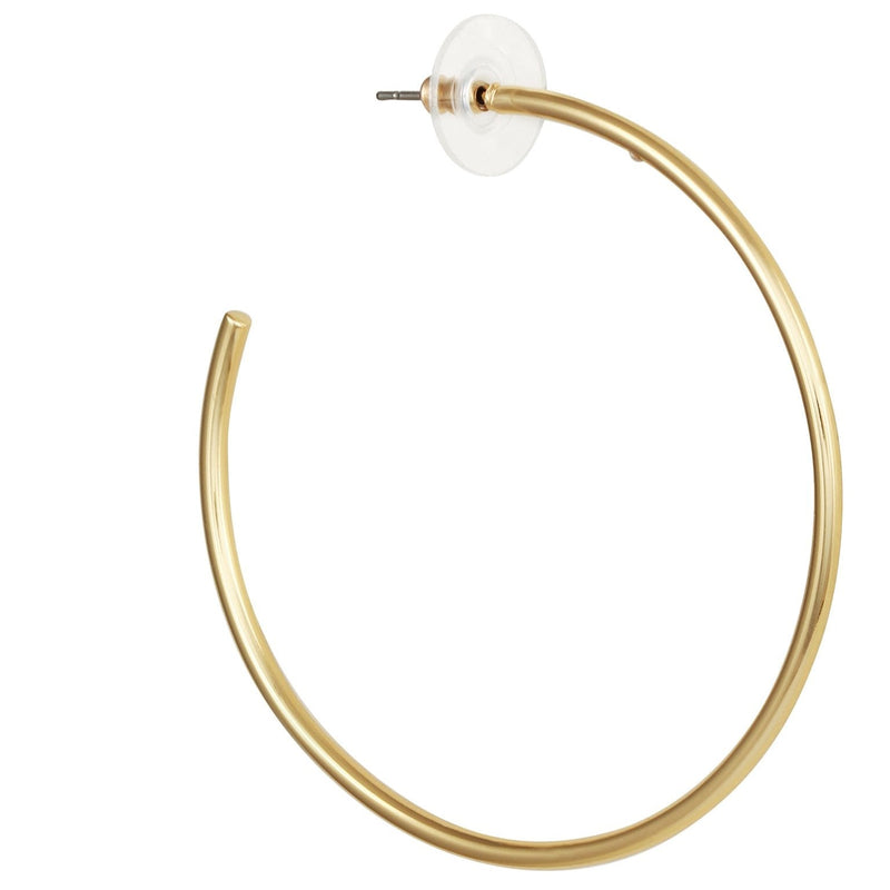 Extra Large Open Hoop Earrings - Gold Tone - Vince Camuto