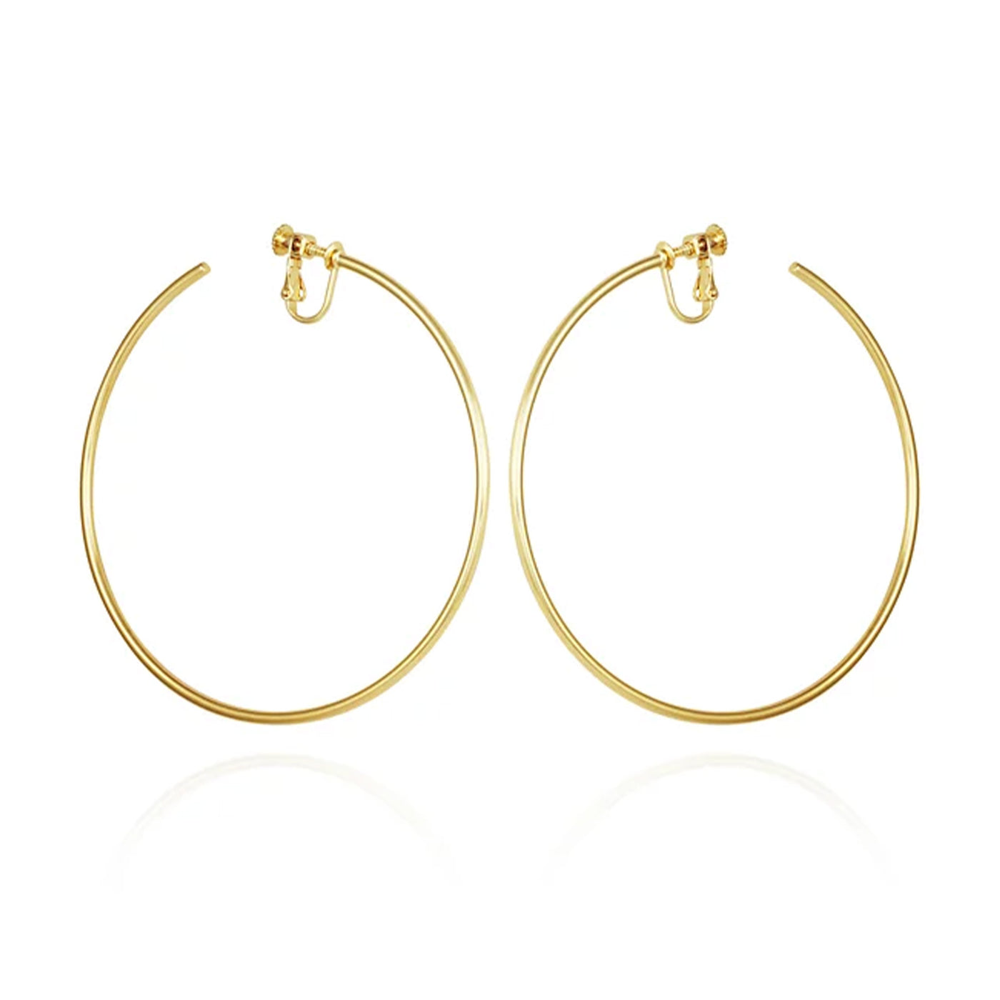 Extra Large Open Hoop Clip On Earrings - Vince Camuto