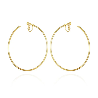 Extra Large Open Hoop Clip On Earrings - Vince Camuto