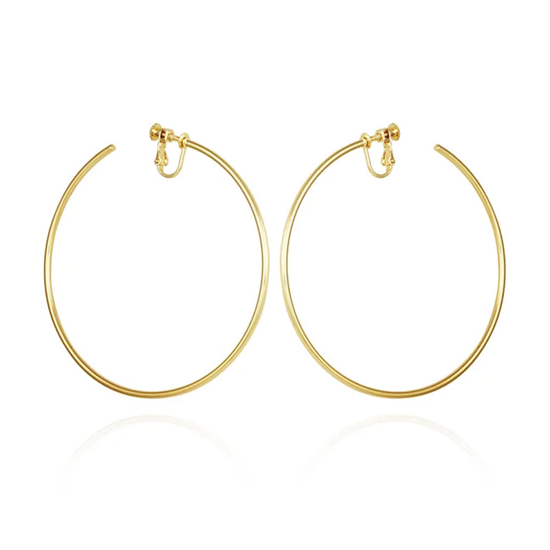 Extra Large Open Hoop Clip On Earrings - Vince Camuto