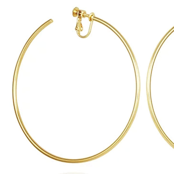 Extra Large Open Hoop Clip On Earrings - Vince Camuto