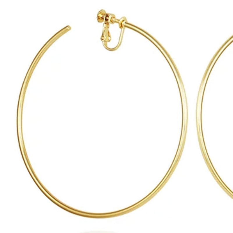 Extra Large Open Hoop Clip On Earrings - Vince Camuto