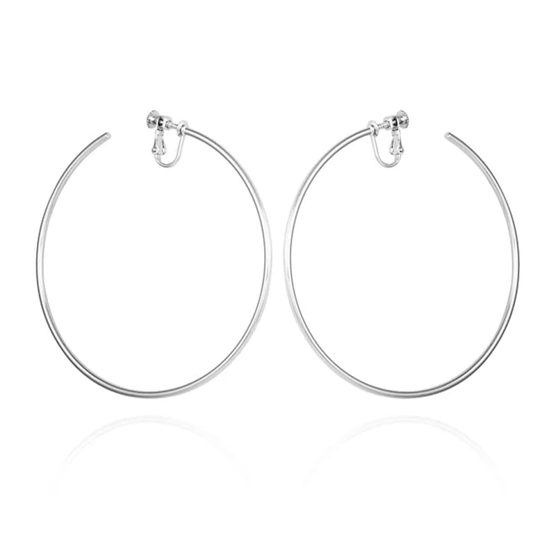 Extra Large Open Hoop Clip On Earrings - Vince Camuto