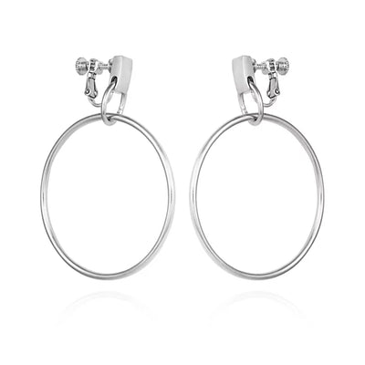 Drop Hoop Clip On Earrings - Vince Camuto