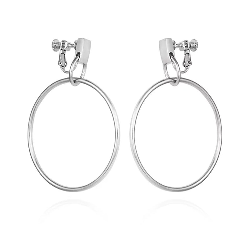 Drop Hoop Clip On Earrings - Vince Camuto