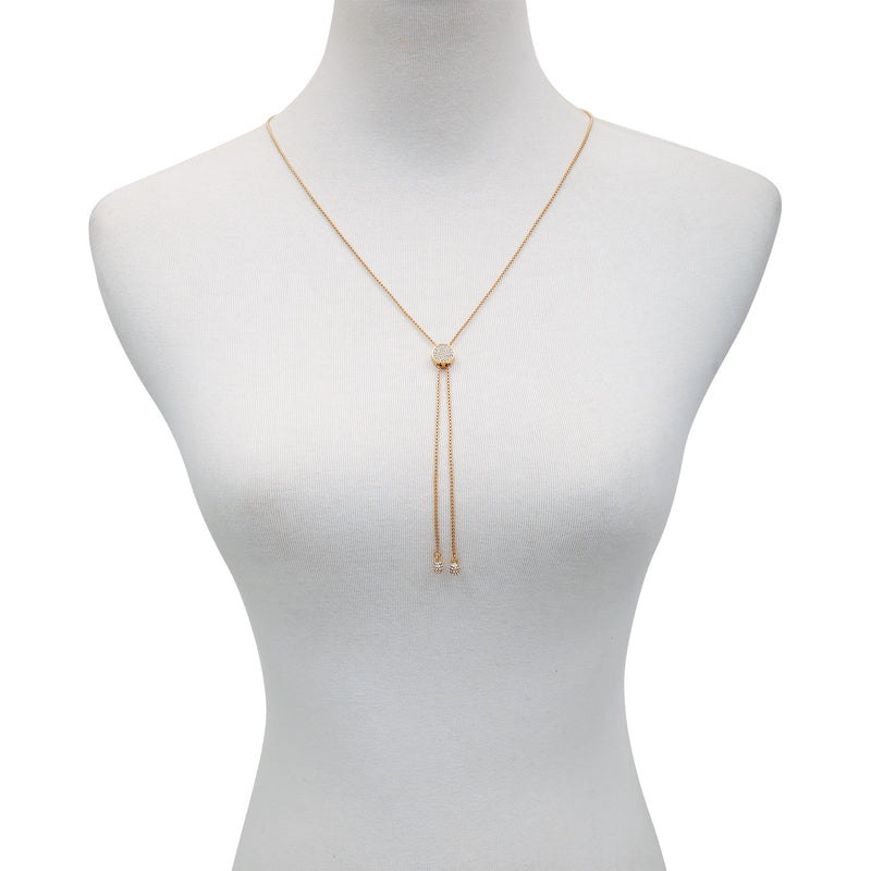 Pave Slider Bolo Necklace - Vince Camuto
