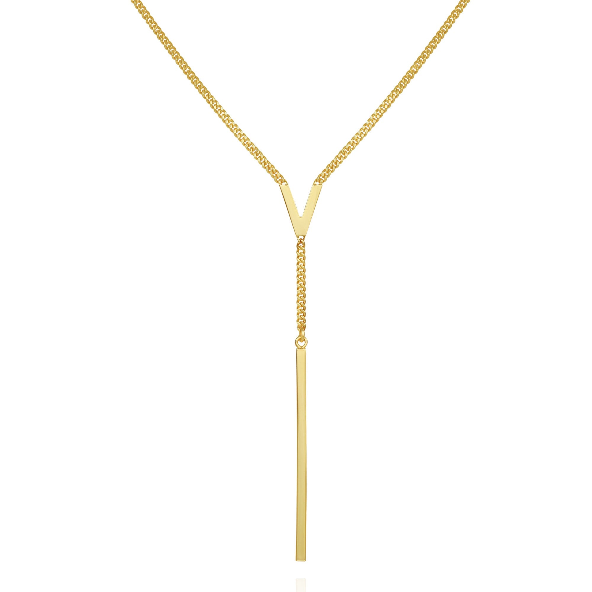 Lariat Y Necklace - Gold Tone - Vince Camuto