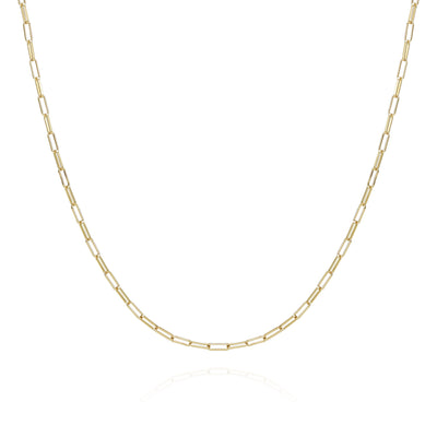 Goldtone Paper Clip Chain Link Necklace - Gold Tone - Vince Camuto
