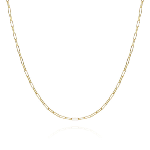 Goldtone Paper Clip Chain Link Necklace - Gold Tone - Vince Camuto