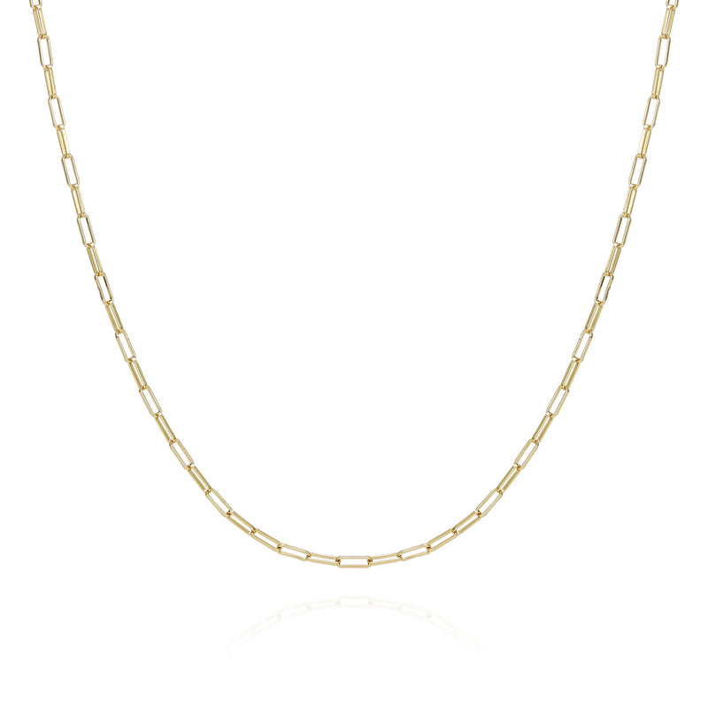 Goldtone Paper Clip Chain Link Necklace - Gold Tone - Vince Camuto