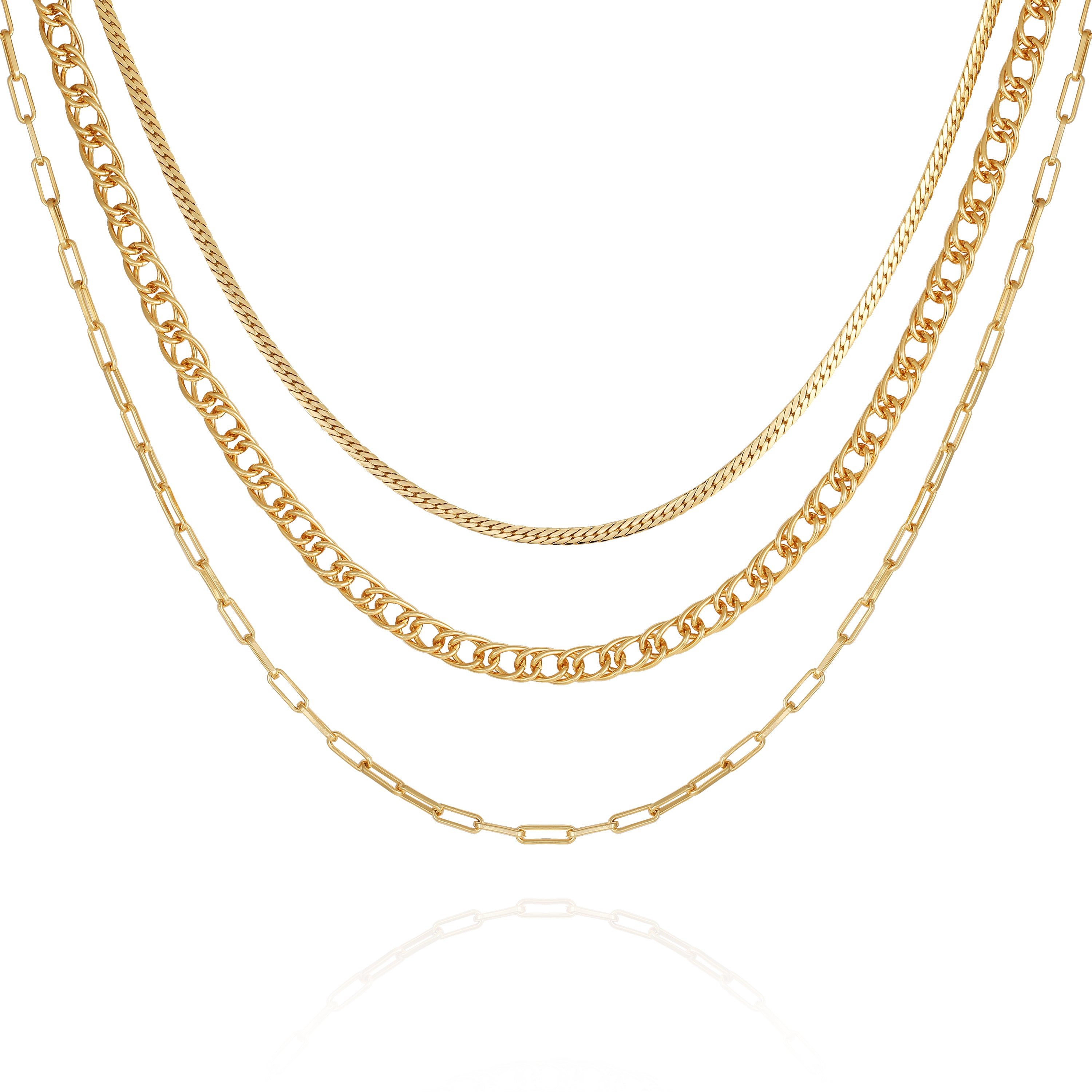 Multi Layered Chain Necklace - Vince Camuto