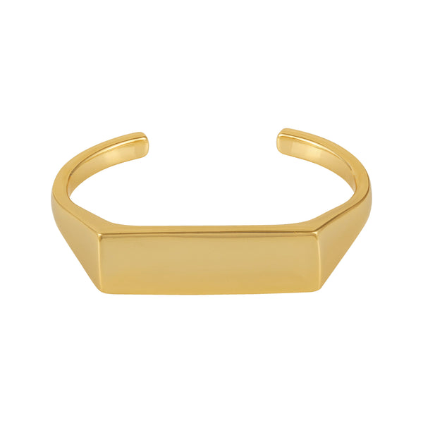 Vince Camuto Gold Studded Tortoiseshell Bangle Vince Camuto Heavy Cuff Bracelet with Studded Detailing. For  main image 3