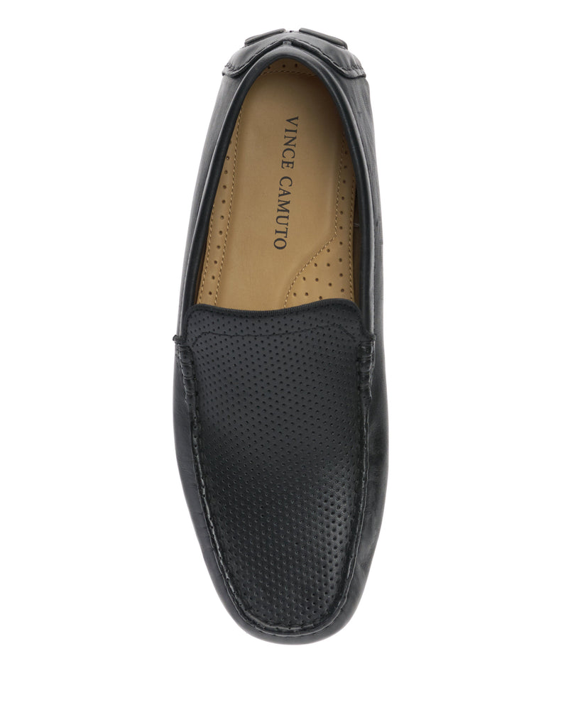 Men's Eadric Casual Driving Shoe - Black/Black - Vince Camuto