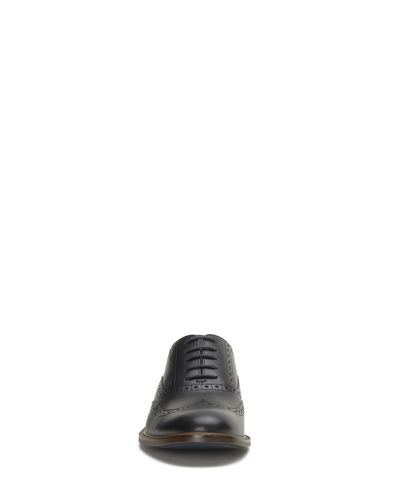 Men's Lazzarp Wingtip Brogue - Black/Black - Vince Camuto