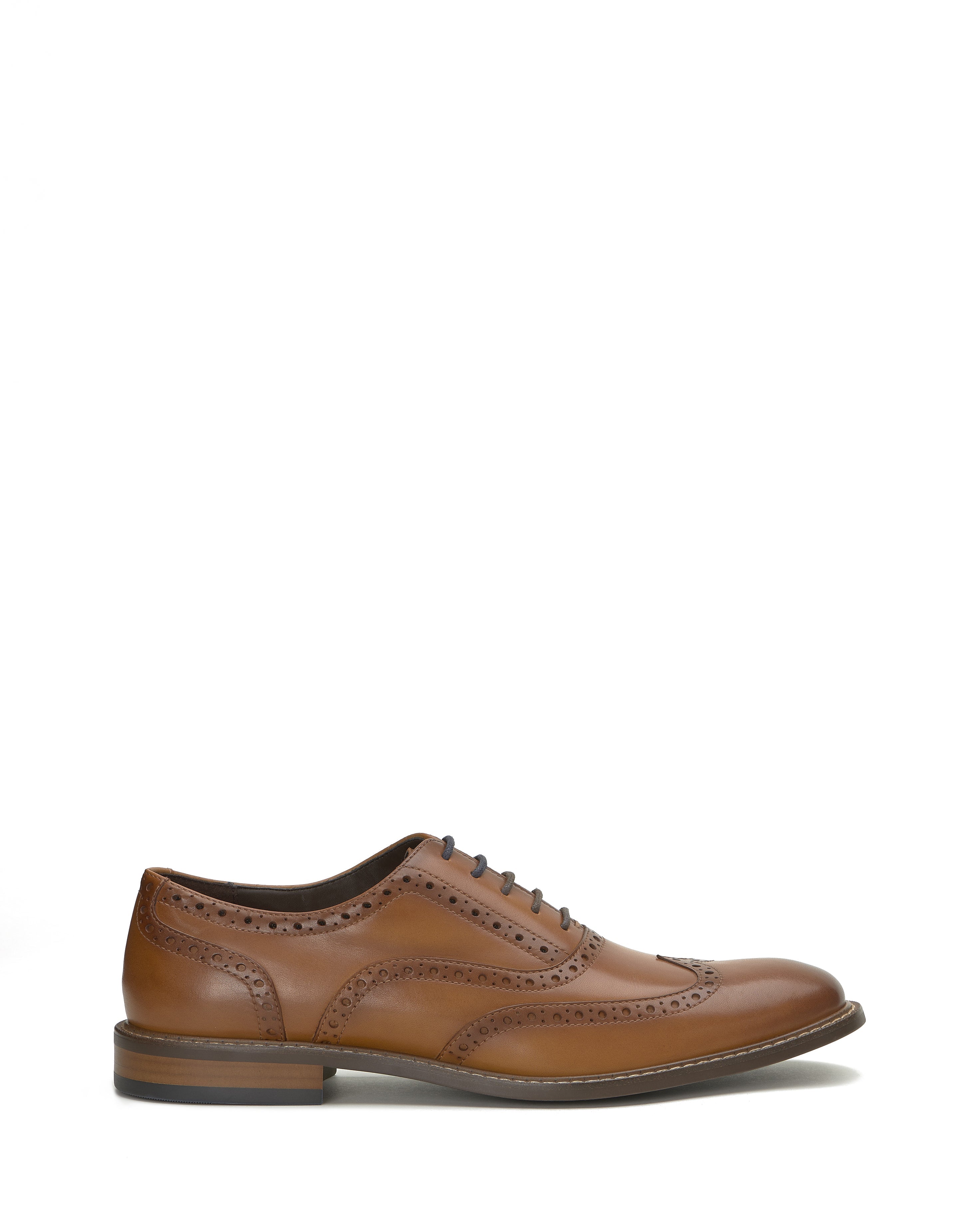 Men's Lazzarp Wingtip Brogue - Cognac/Brown - Vince Camuto