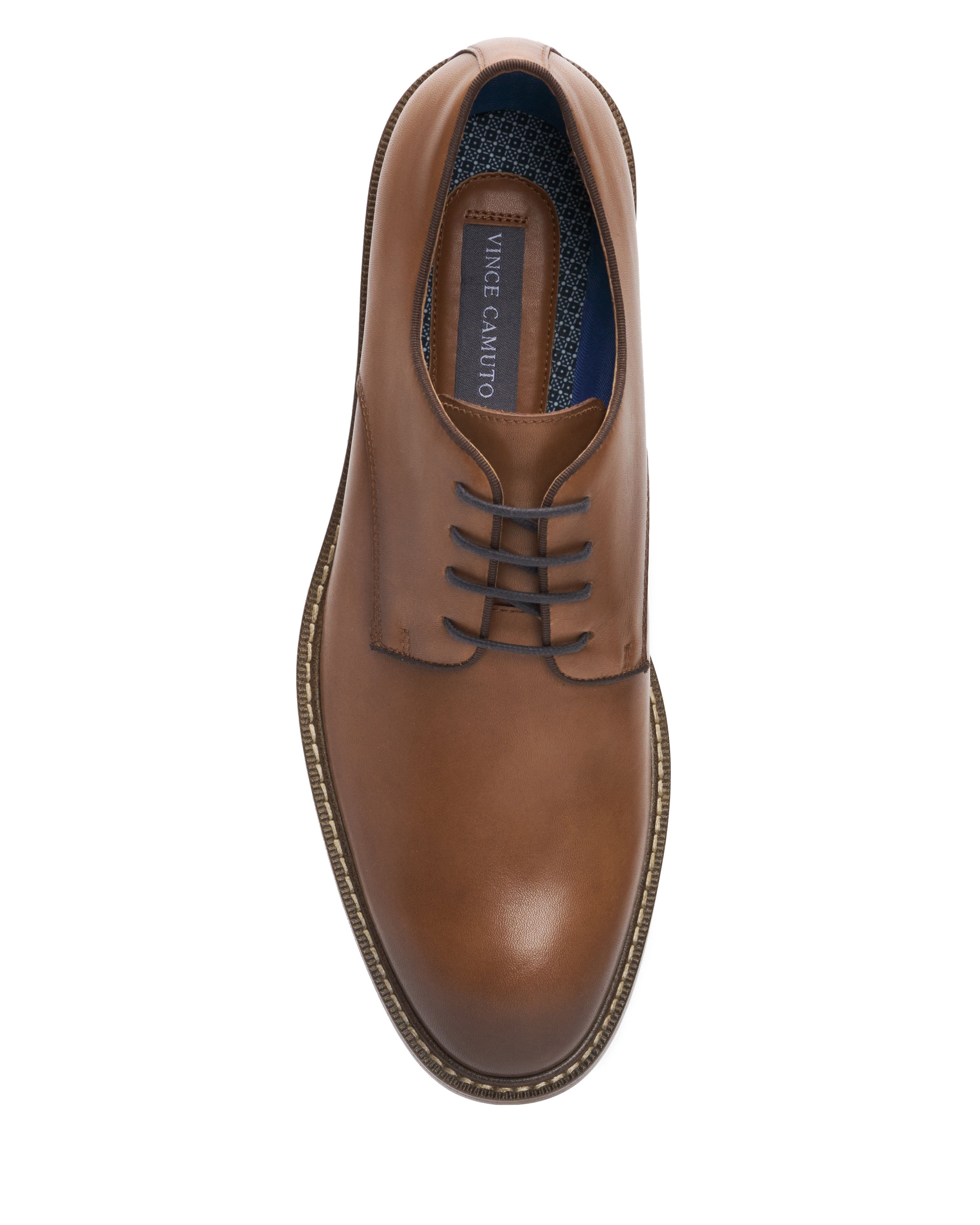 Men's Lyre Derby - Cognac/Brown - Vince Camuto