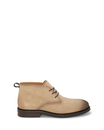 Men's Presely Chukka Boot - Parchment/Dark Brown - Vince Camuto