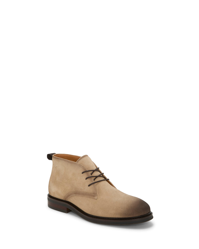 Men's Presely Chukka Boot - Parchment/Dark Brown - Vince Camuto