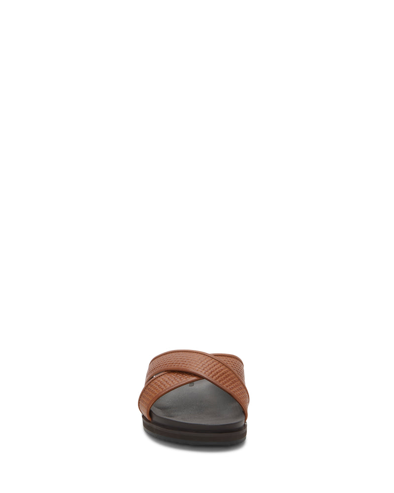 Men's Dabor Cross-Band Sandal - Saddle Brown - Vince Camuto