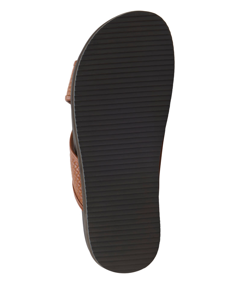 Men's Dabor Cross-Band Sandal - Saddle Brown - Vince Camuto