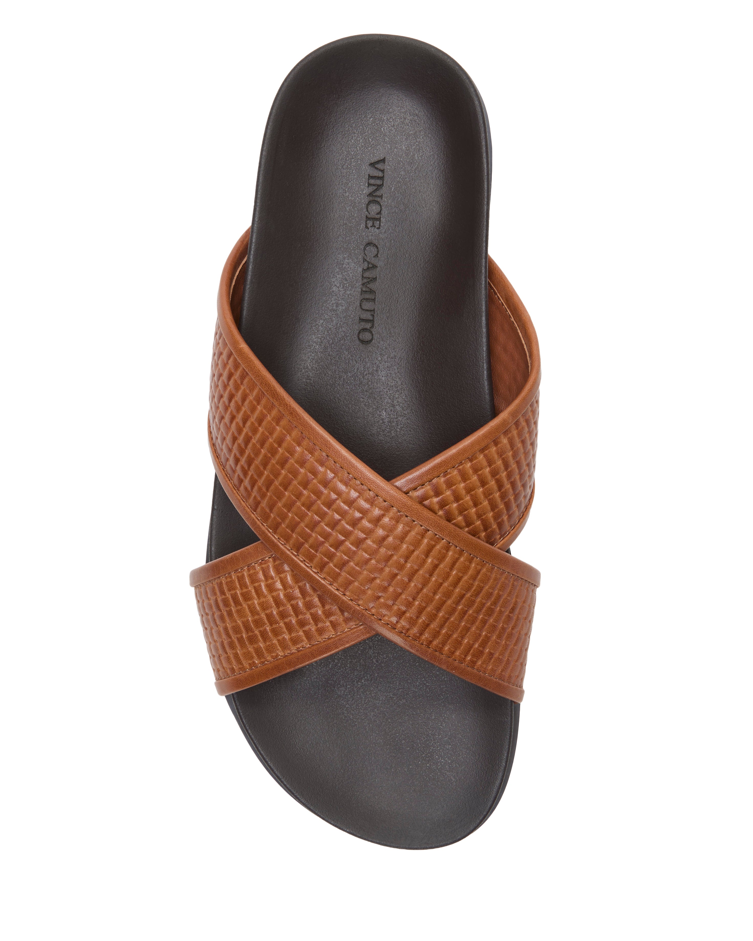 Men's Dabor Cross-Band Sandal - Saddle Brown - Vince Camuto