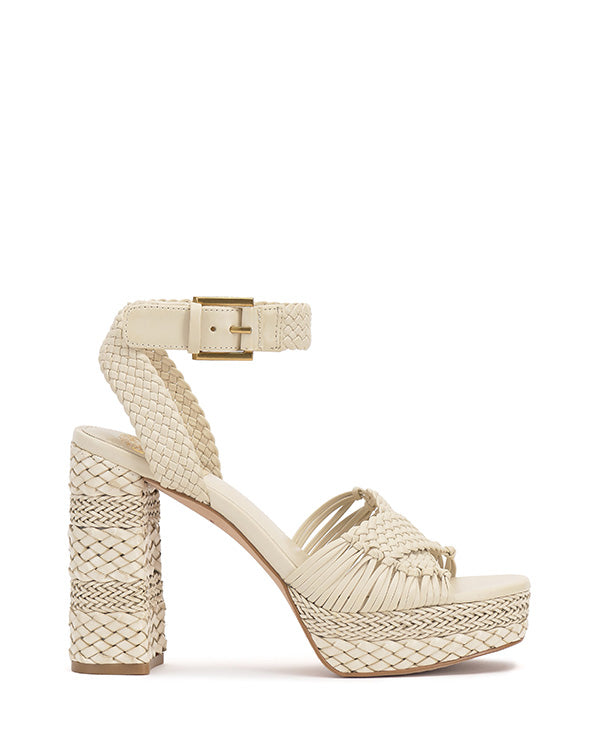 Pessa Platform Sandal - Panna Creme - Vince Camuto