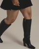 video of multiple models wearing the bennidy knee high boot in different calf widths